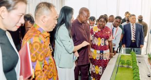 Mahama Cuts Sod for $1.3bn Sentuo Airport Garden City Project
