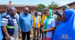 Mahama Presents Relief Items to Hohoe Flood Victims, Announces 5,000 Bags of Cement